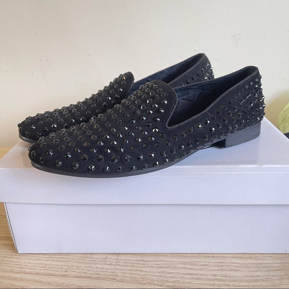 Steve Madden spiked loafers